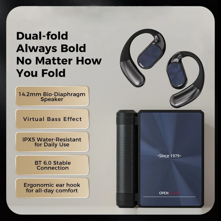 Wireless Bluetooth Earbuds with Charging Case | Bluetooth 6.0 Low-Latency Connection | IPX5 Waterproof Sports Design