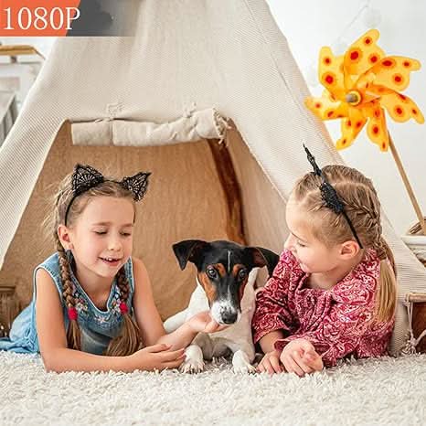 Wireless Mini Security Camera | 1080p Full HD, Night Vision, Motion Detection | Rechargeable Battery, Indoor & Outdoor Use