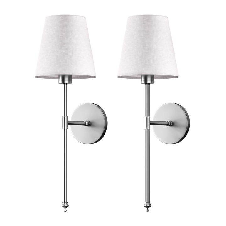 Wireless Wall Sconces | Cordless Tool-Free 3M Adhesive Installation | Drill-Free Lighting for Bedside or Hallway