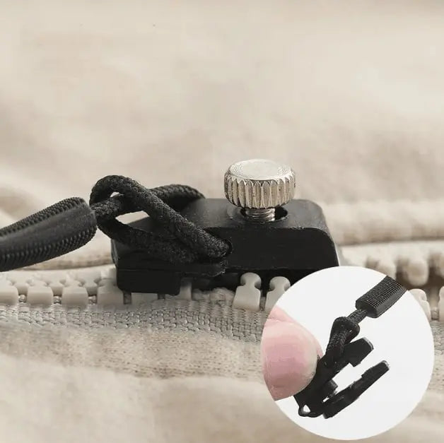Zipper Replacement Clips Tool-Free Metal Plastic with Universal Fit