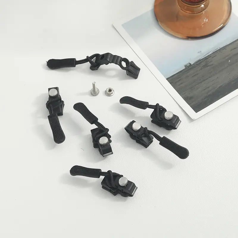 Zipper Replacement Clips Tool-Free Metal Plastic with Universal Fit
