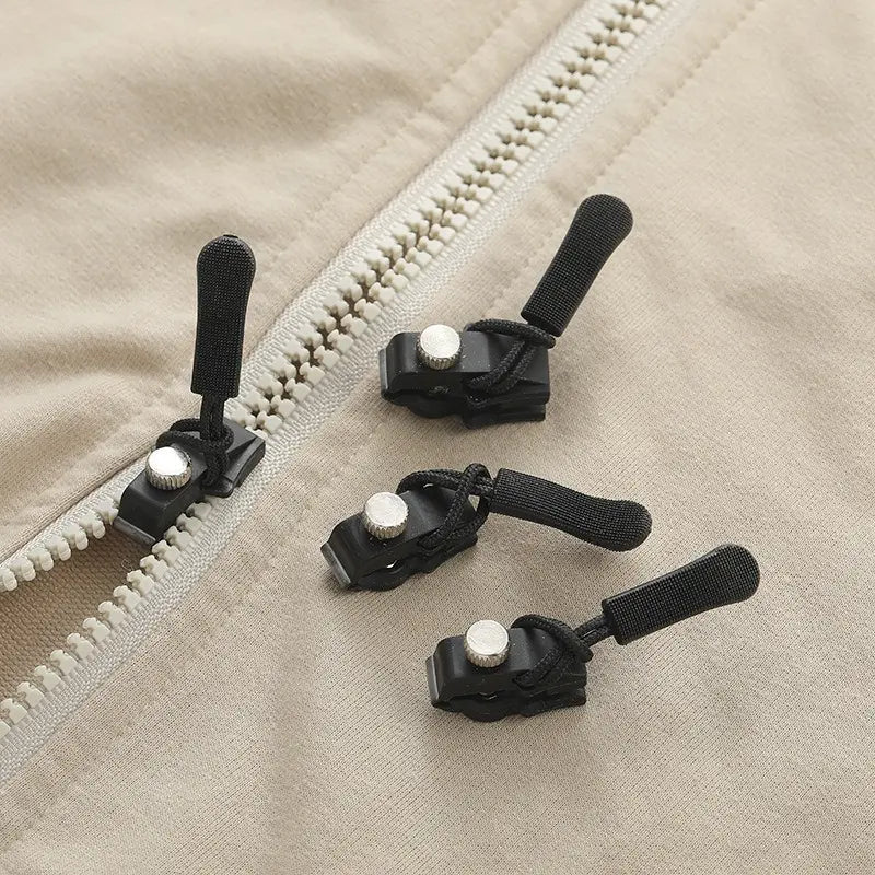 Zipper Replacement Clips Tool-Free Metal Plastic with Universal Fit