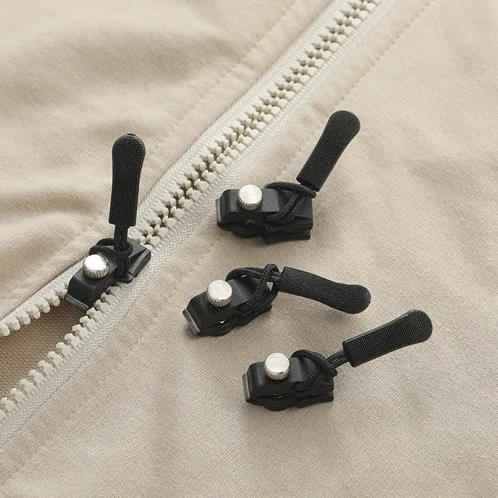 Zipper Replacement Clips Tool-Free Metal Plastic with Universal Fit