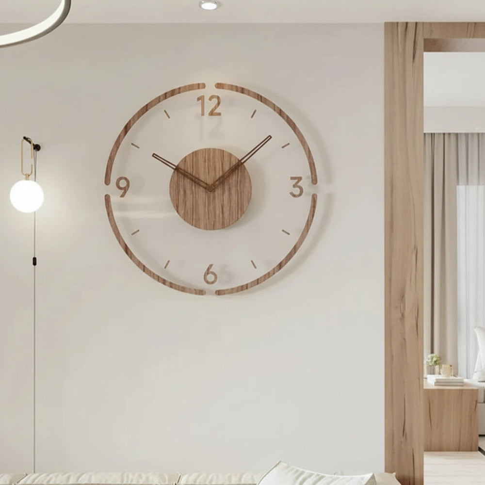 Analog Clock Modern Wall Clock Vintage Decorative - Image 1
