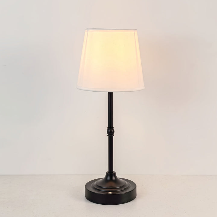 Cordless Table Lamp Brushed Metal | Touch Dimmable, USB Rechargeable | Soft Ambient Glow for Bedside &amp; Living Spaces 5