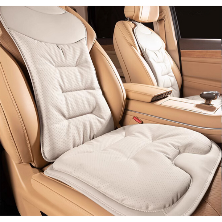 Car Seat Cushion with Lumbar Support and Ergonomic Padded Faux Leather Back - Image 8