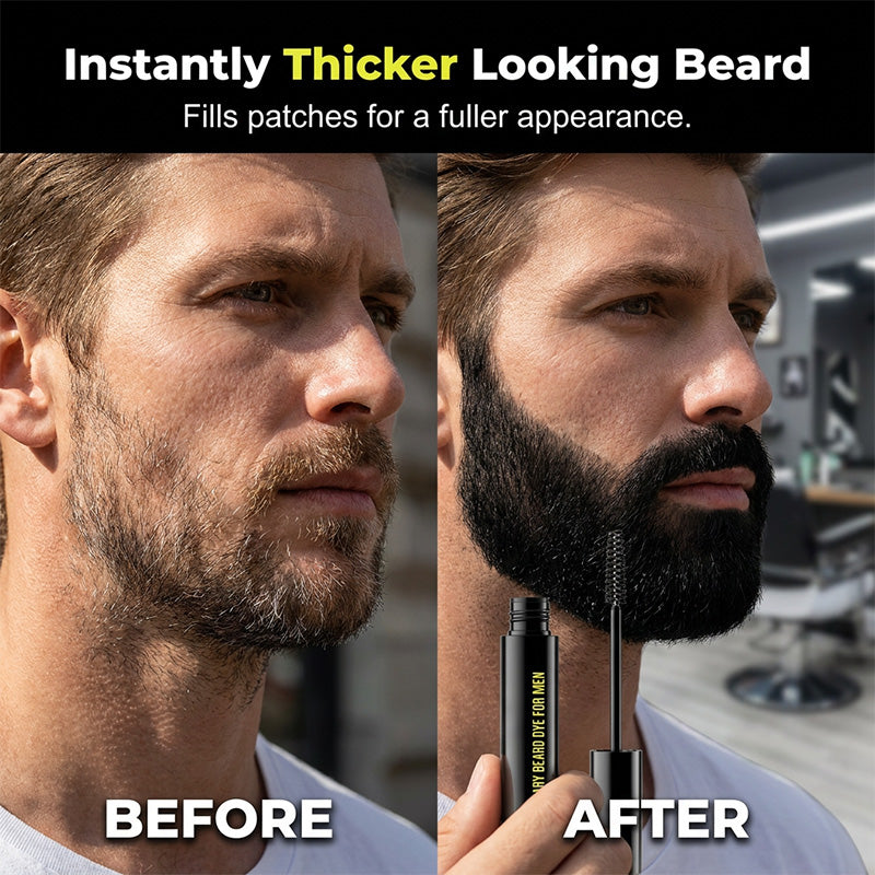 Mens Beard Eyebrow Colour Enhancer Grey Coverage Gel 12 ml 2