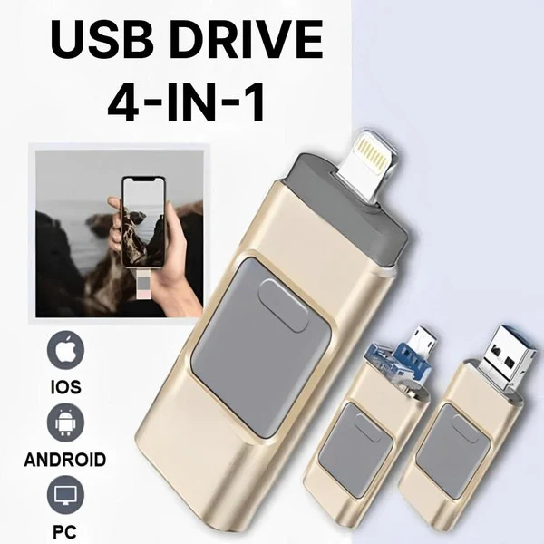 USB Flash Drive for iPhone and Android | Dual-Interface USB-A and Lightning/USB-C | 32GB Capacity for Photos, Videos and Files 6
