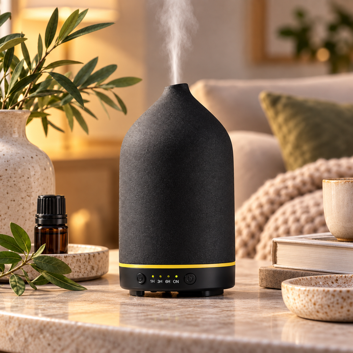 Ultrasonic Aroma Diffuser 100 ml LED Timer Quiet 26dB 3
