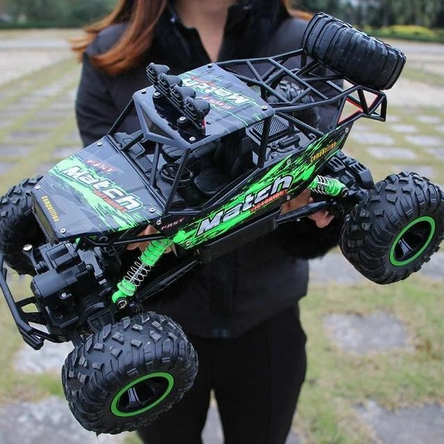 Remote Control Monster Truck 4x4 | 4GHz 50m Range, 15km/h Top Speed | Shockproof Suspension, 30 Min Playtime, Anti-Skid Tyres 3