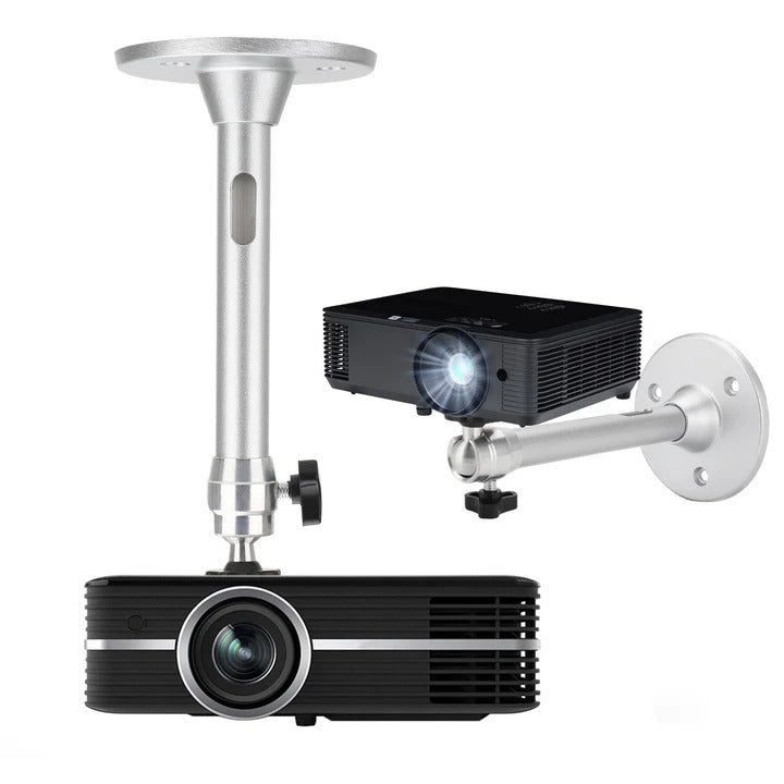 Projector Ceiling Mount Aluminium Alloy | Universal Fit with 360-Degree Rotation | Ceiling, Wall and Floor Install 2