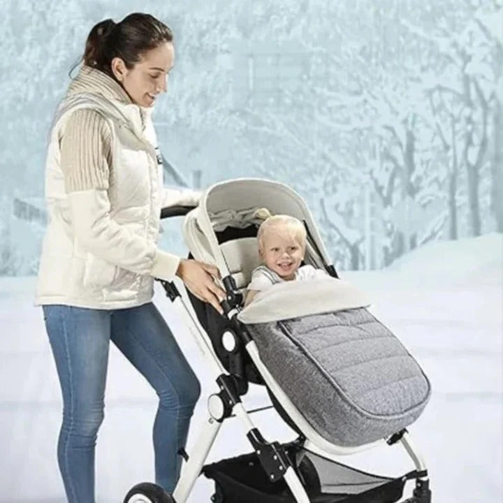Baby Stroller Footmuff Weather Resistant | Universal Fit for Most Pushchairs | Insulated Winter Warmth, Machine Washable 8