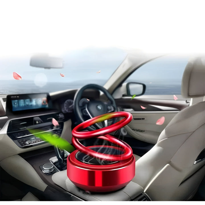 Solar Powered Scent Diffuser | Kinetic Rotating Air Freshener | Cordless Silent Operation with Replaceable Pads 5