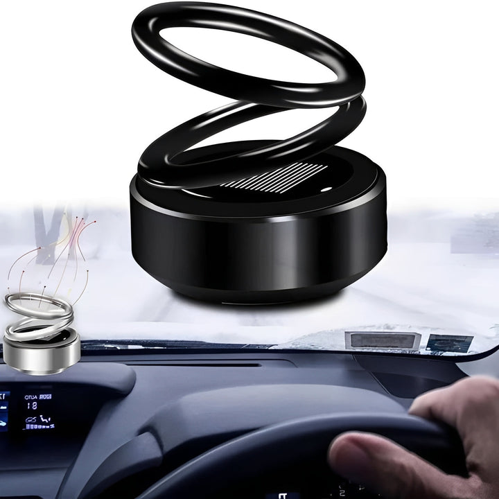 Solar Powered Scent Diffuser | Kinetic Rotating Air Freshener | Cordless Silent Operation with Replaceable Pads 4