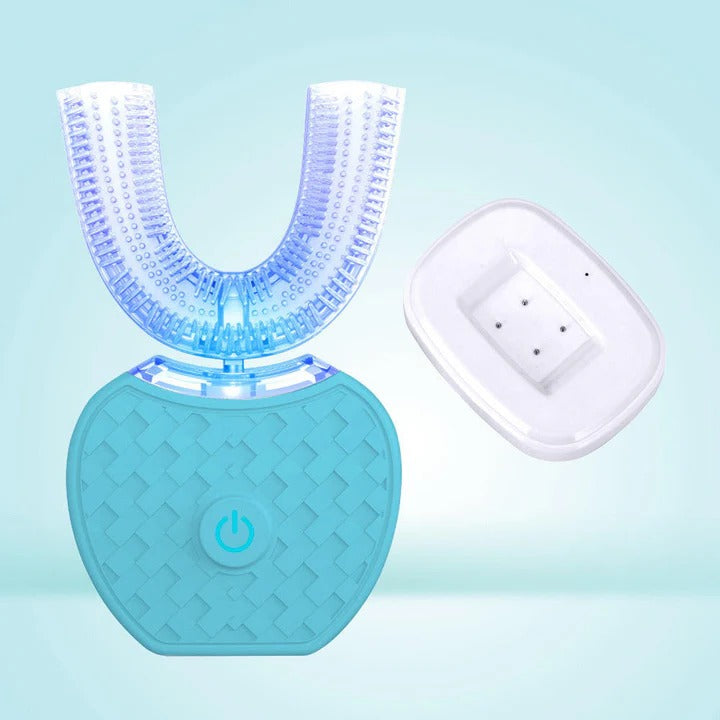U Shaped Sonic Toothbrush | 5000 Vibrations Per Minute | Blue Light Technology for 30 Second Deep Plaque Clean 2