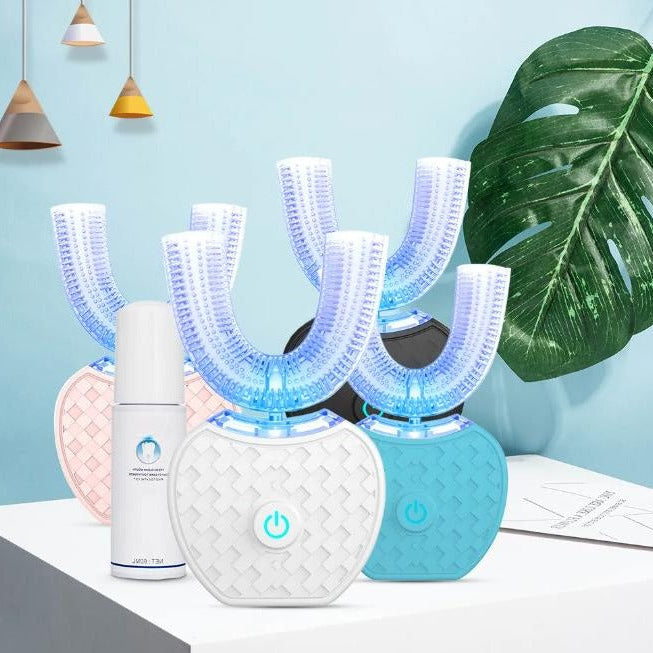 U Shaped Sonic Toothbrush | 5000 Vibrations Per Minute | Blue Light Technology for 30 Second Deep Plaque Clean 5