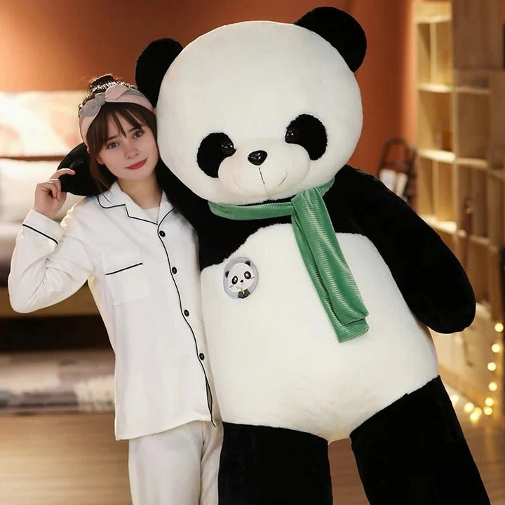 Panda Plush Skin Soft Plush Fabric | Unstuffed Zip Shell for DIY Filling | Customisable Firmness Cuddly Toy Cover 4