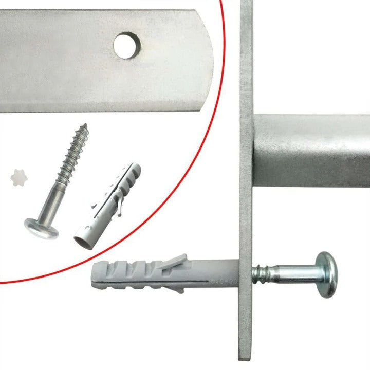 Adjustable Window Safety Grille Powder-Coated Steel | 3 Crossbars, Telescopic Fit | Drill-Free Installation, No Tools Required 4