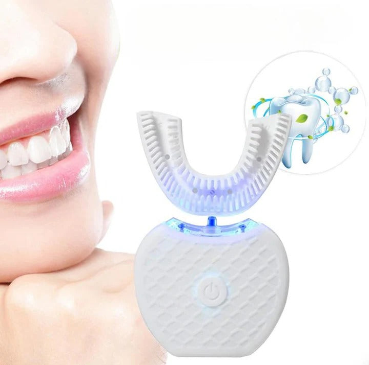 U Shaped Sonic Toothbrush | 5000 Vibrations Per Minute | Blue Light Technology for 30 Second Deep Plaque Clean 9