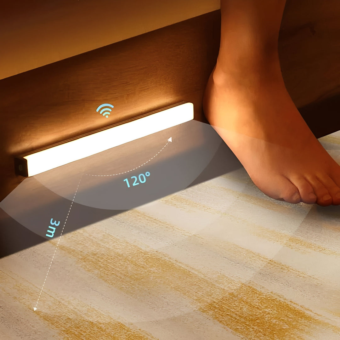 Motion Activated LED Strip Light | Wireless Battery or USB Powered | Auto On-Off for Wardrobes, Stairs &amp; Cabinets 6