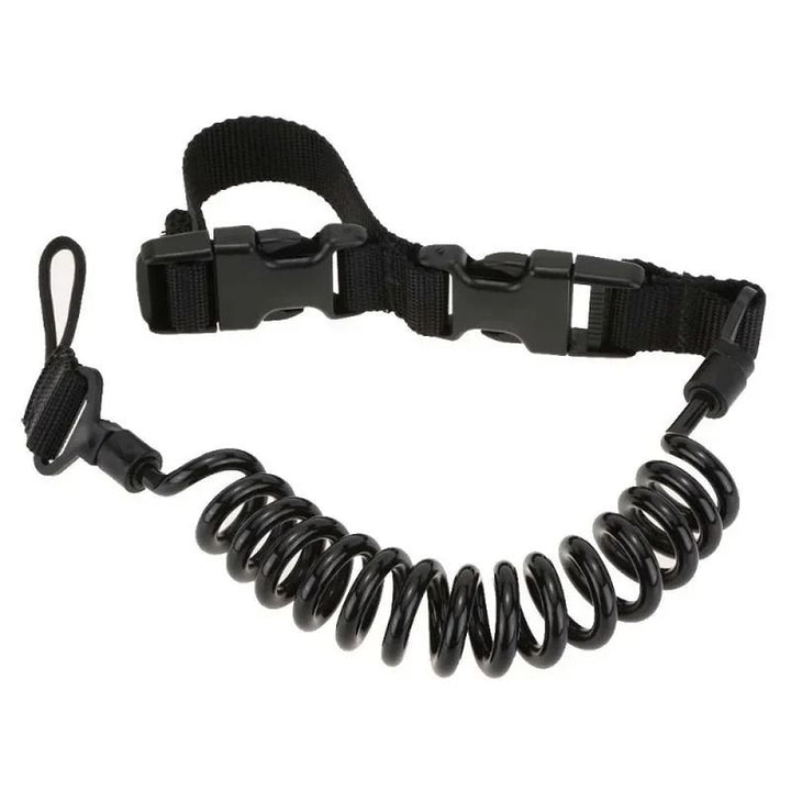 Tactical Coiled Sling Lanyard Pistol Rifle Strap 20 kg Load 3