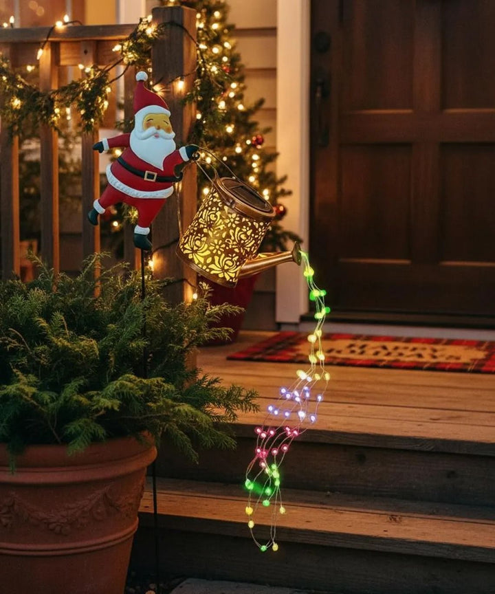 Solar Santa Christmas Garden Light Dusk-to-Dawn Sensor 5