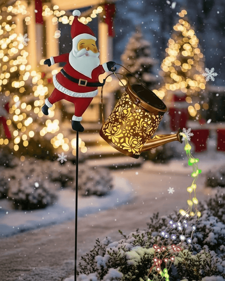 Solar Santa Christmas Garden Light Dusk-to-Dawn Sensor 3