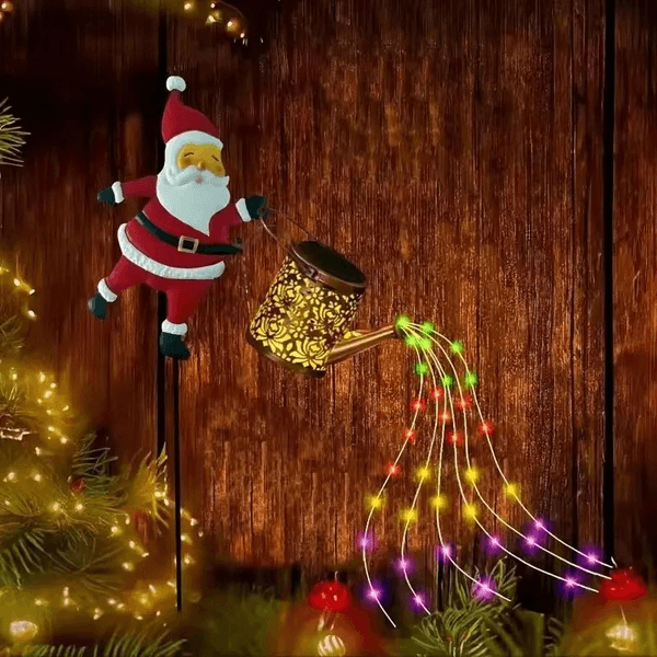Solar Santa Christmas Garden Light Dusk-to-Dawn Sensor 10