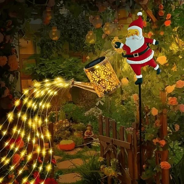 Solar Santa Christmas Garden Light Dusk-to-Dawn Sensor 11