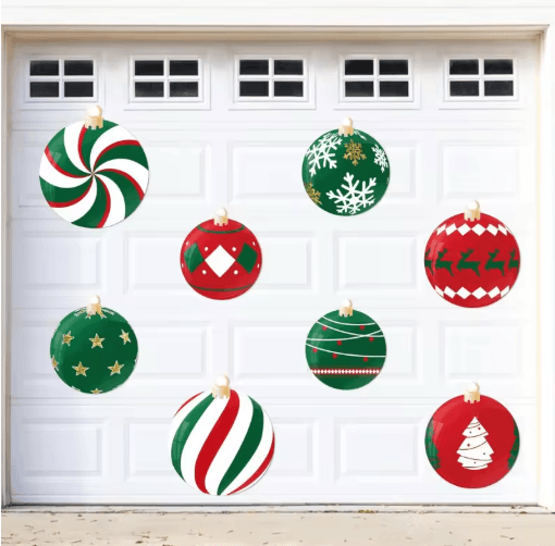 8 Piece Christmas Garage Door Magnets Ornament Decorations 1