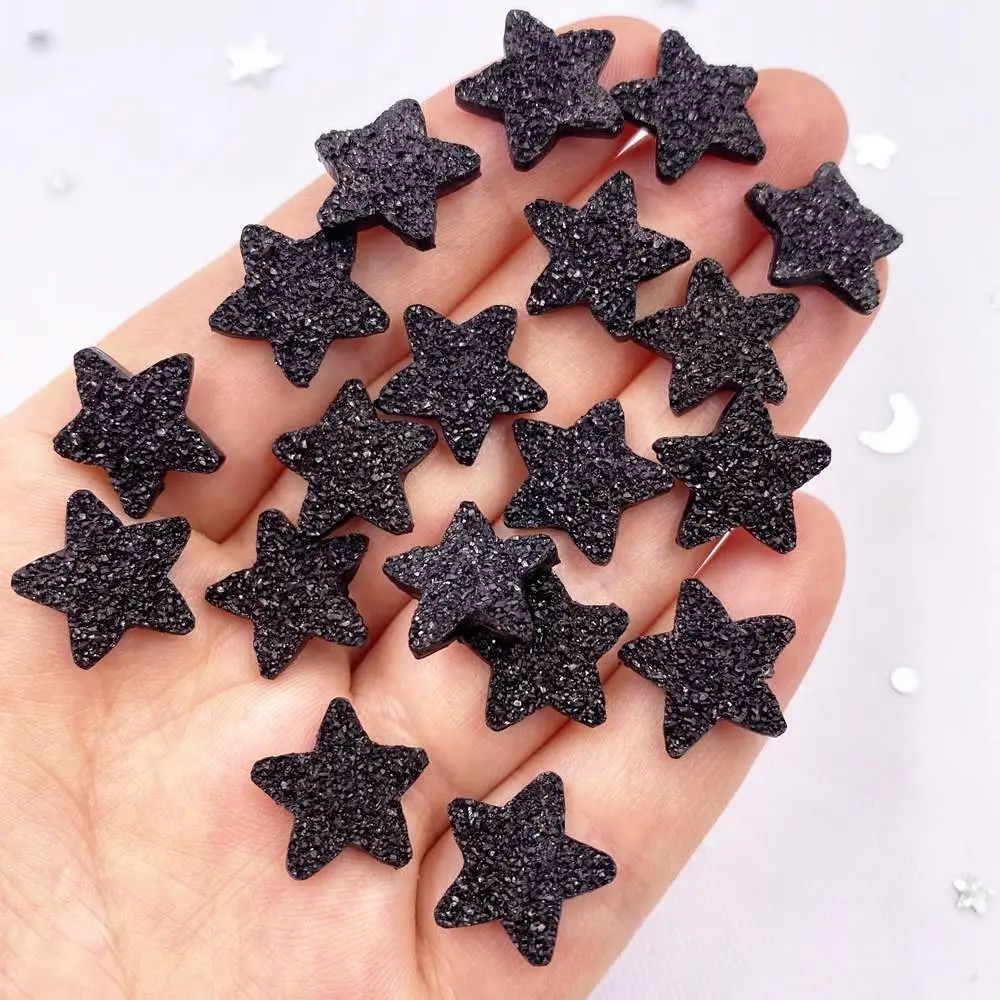 50 Piece Flatback Star Gems Resin Craft Embellishments 3