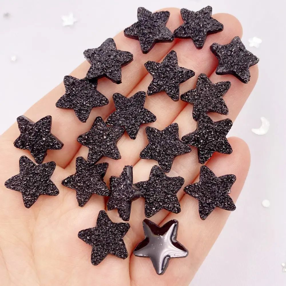 50 Piece Flatback Star Gems Resin Craft Embellishments 6