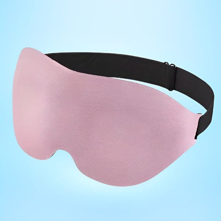 3D Blackout Sleep Mask | Memory Foam Contoured Design | Adjustable Strap for Total Light Blocking and Restful Sleep 3
