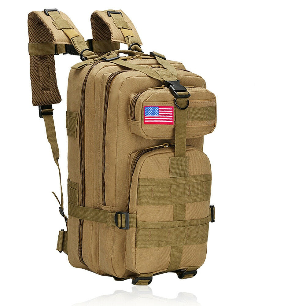 30 L Tactical Rucksack MOLLE Webbing Compression Straps 8