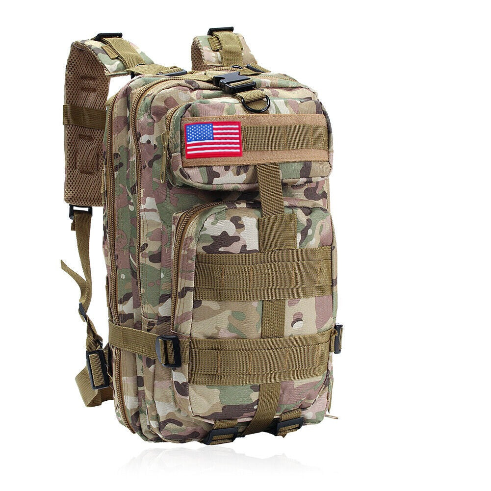 30 L Tactical Rucksack MOLLE Webbing Compression Straps 10